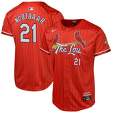 Lars Nootbaar St. Louis Cardinals Nike Youth 2024 City Connect Limited Player Jersey - Red Jerseys