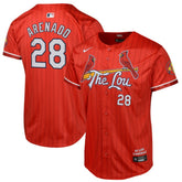 MLB Nolan Arenado St. Louis Cardinals Nike Youth 2024 City Connect Limited Player Jersey - Red