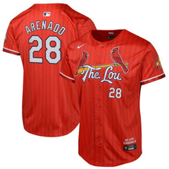 MLB Nolan Arenado St. Louis Cardinals Nike Youth 2024 City Connect Limited Player Jersey - Red