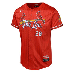 MLB Nolan Arenado St. Louis Cardinals Nike Youth 2024 City Connect Limited Player Jersey - Red