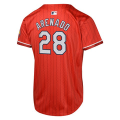 MLB Nolan Arenado St. Louis Cardinals Nike Youth 2024 City Connect Limited Player Jersey - Red