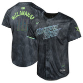 MLB Shane McClanahan Tampa Bay Rays Nike Youth 2024 City Connect Limited Player Jersey - Charcoal