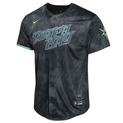 MLB Shane McClanahan Tampa Bay Rays Nike Youth 2024 City Connect Limited Player Jersey - Charcoal