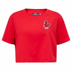 Washington Nationals Pro Standard Women's Classic SJ Cropped Boxy T-Shirt - Red T-shirts