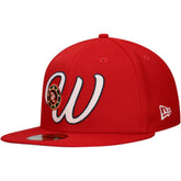 Washington Nationals New Era Duo Logo 2.0 59FIFTY Fitted Hat - Red Hats