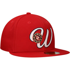 Washington Nationals New Era Duo Logo 2.0 59FIFTY Fitted Hat - Red Hats