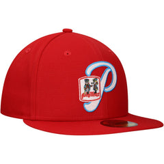 Philadelphia Phillies New Era Duo Logo 2.0 59FIFTY Fitted Hat - Red Hats
