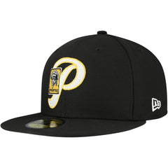 Pittsburgh Pirates New Era Duo Logo 2.0 59FIFTY Fitted Hat - Black Hats