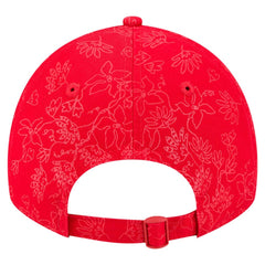 Washington Nationals New Era Women's Tonal Floral 9TWENTY Adjustable Hat - Red Hats