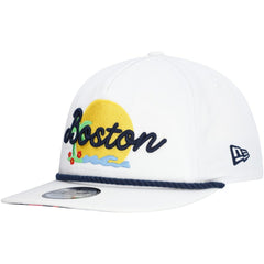 Boston Red Sox New Era Paradise Golfer Adjustable Hat - White Hats