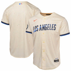 MLB Los Angeles Dodgers Nike Youth 2024 City Connect Limited Jersey - Cream