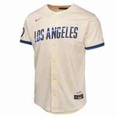 MLB Los Angeles Dodgers Nike Youth 2024 City Connect Limited Jersey - Cream