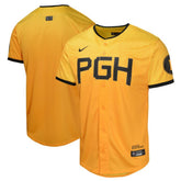 MLB Pittsburgh Pirates Nike Youth City Connect Limited Jersey - Gold