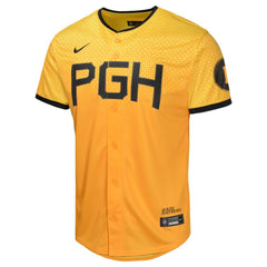 MLB Pittsburgh Pirates Nike Youth City Connect Limited Jersey - Gold