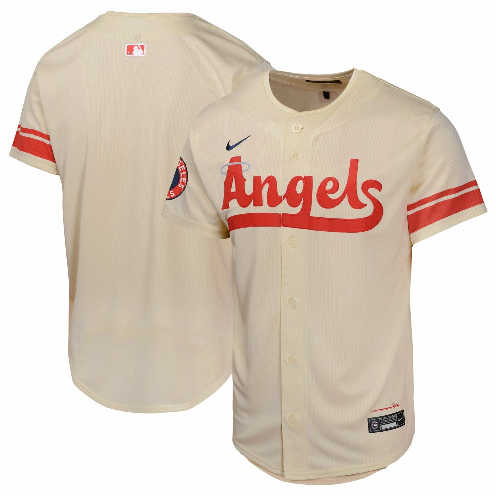 MLB Los Angeles Angels Nike Youth City Connect Limited Jersey - Cream