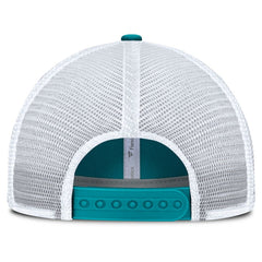 Miami Dolphins Trucker Adjustable Hat Aqua/White