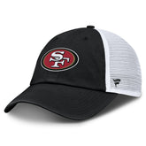 San Francisco 49ers Trucker Adjustable Hat Black/White