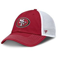 San Francisco 49ers Trucker Adjustable Hat Scarlet/White