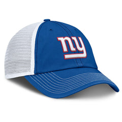 New York Giants Trucker Adjustable Hat Royal/White