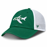 New York Jets Vintage Trucker Adjustable Hat Kelly Green/White