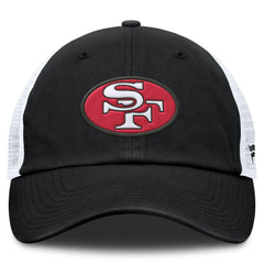 San Francisco 49ers Basic Vintage Trucker Adjustable Hat Black/White