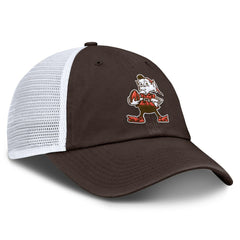 Cleveland Browns Vintage Trucker Adjustable Hat Brown/White