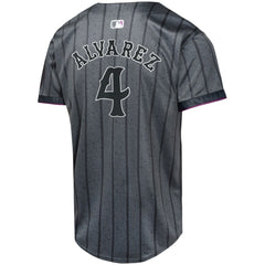 MLB Francisco Alvarez New York Mets Nike Youth 2024 City Connect Limited Player Jersey - Graphite