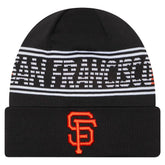 San Francisco Giants New Era Authentic Collection Cuffed Knit Hat - Black Hats