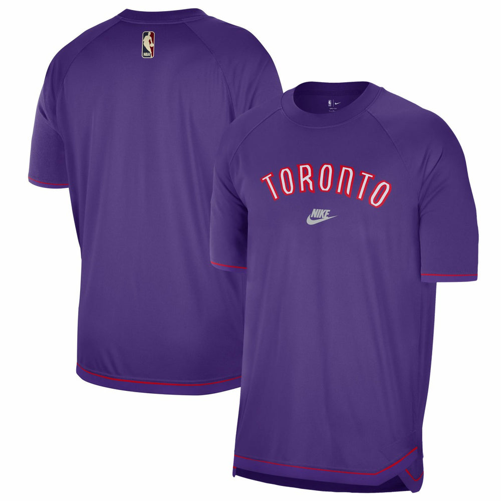 Toronto Raptors 2024/25 Classic Edition Pregame Shooting T-Shirt Purple
