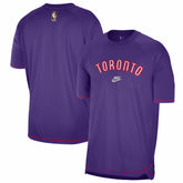 Toronto Raptors 2024/25 Classic Edition Pregame Shooting T-Shirt Purple