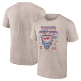 Luke Combs x Buffalo Bills Growin' Up and Gettin' Old Tour T-Shirt Tan