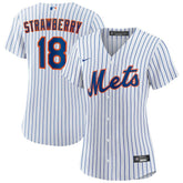 MLB Darryl Strawberry New York Mets Nike Women's Home Replica Player Jersey - White