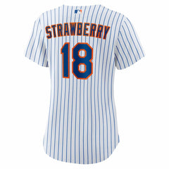 MLB Darryl Strawberry New York Mets Nike Women's Home Replica Player Jersey - White