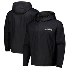 Jacksonville Jaguars Dunbrooke Tropic Waterproof Packable Full-Zip Hoodie Jacket Black