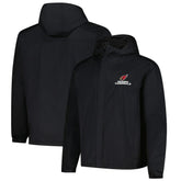 Arizona Cardinals Dunbrooke Tropic Waterproof Packable Full-Zip Hoodie Jacket Black