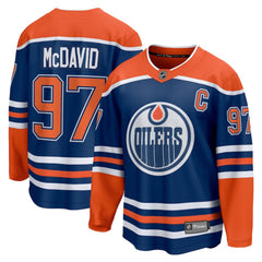 NHL Connor McDavid Edmonton Oilers Fanatics Home Breakaway Jersey - Royal