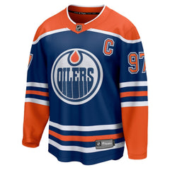 NHL Connor McDavid Edmonton Oilers Fanatics Home Breakaway Jersey - Royal