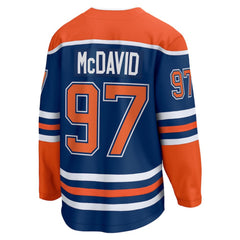 NHL Connor McDavid Edmonton Oilers Fanatics Home Breakaway Jersey - Royal