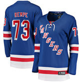NHL Matt Rempe New York Rangers Fanatics Women's Home Breakaway Jersey - Blue