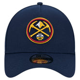 Denver Nuggets A-Frame 9FORTY Adjustable Hat Navy