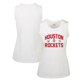 Houston Rockets Levelwear Women's Macy Tank Top White