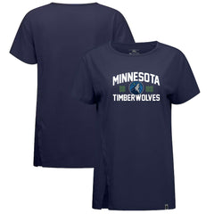 Minnesota Timberwolves Levelwear Women's Influx T-Shirt Navy