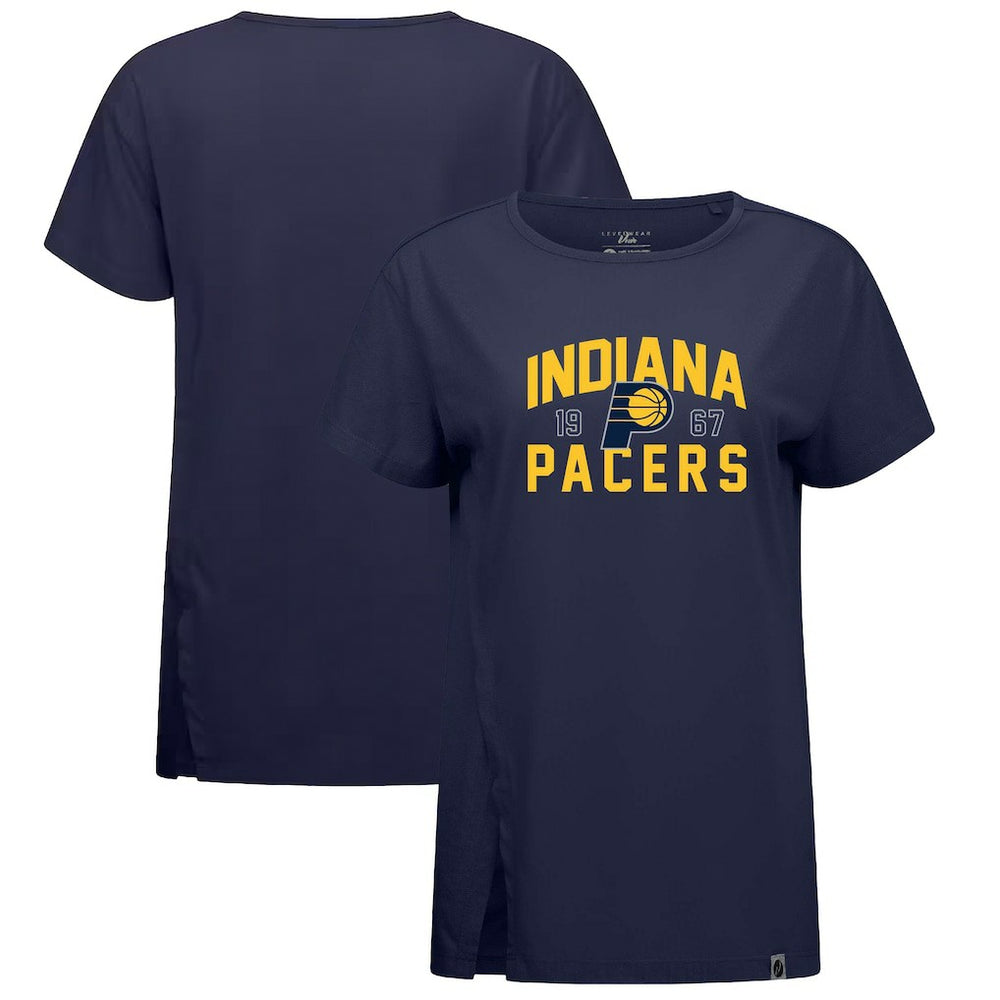 Indiana Pacers Levelwear Women's Influx T-Shirt Navy