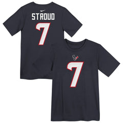 C.J. Stroud Houston Texans Preschool Player Name & Number T-Shirt Navy