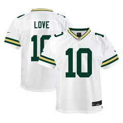 NFL Jordan Love Green Bay Packers Youth Game Jersey - White