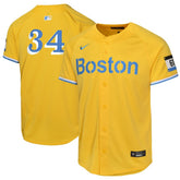 MLB David Ortiz Boston Red Sox Nike Youth City Connect Limited Player Jersey - Gold