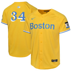 MLB David Ortiz Boston Red Sox Nike Youth City Connect Limited Player Jersey - Gold