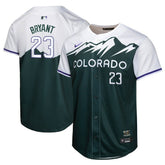 MLB Kris Bryant Colorado Rockies Nike Youth City Connect Limited Player Jersey - Green