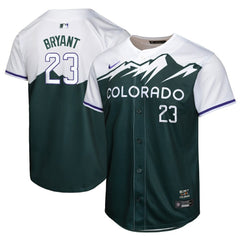 MLB Kris Bryant Colorado Rockies Nike Youth City Connect Limited Player Jersey - Green