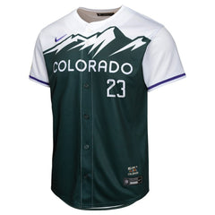 MLB Kris Bryant Colorado Rockies Nike Youth City Connect Limited Player Jersey - Green